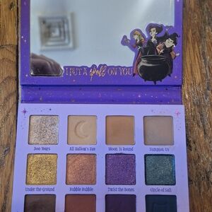 Colourpop Bewitching Eyeshadow Palette - Gold, Purple, Blue, Brown